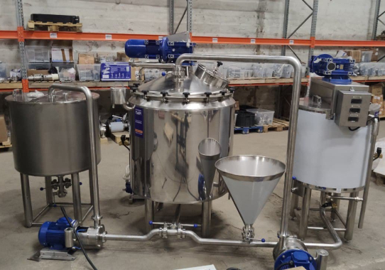 Линия для производства косметической продукции 300 кг